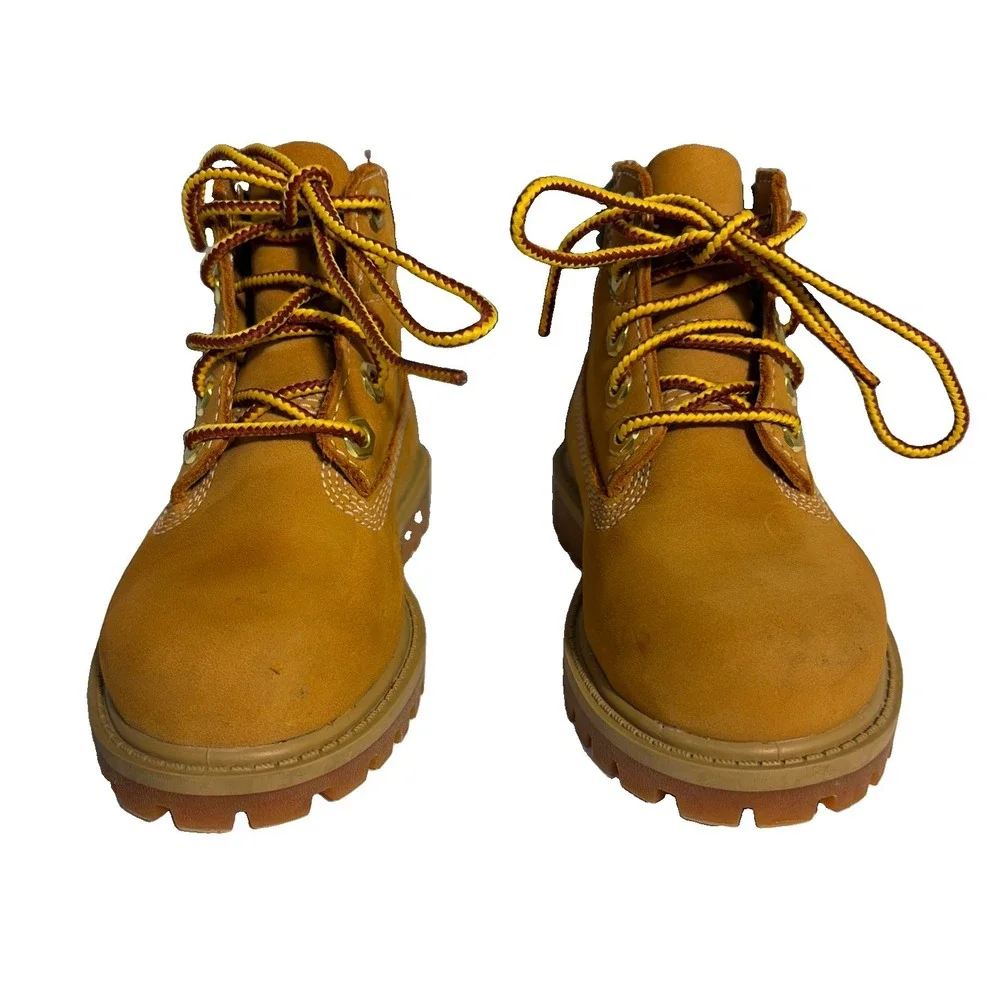 Size 7 toddler Timberland premium 7 Inch waterproof boots Gorpcore Hiking Fall